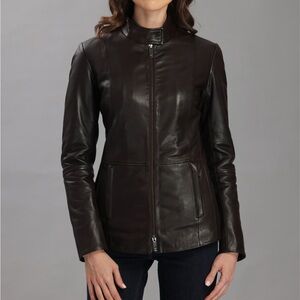 Danier Black Leather Jacket